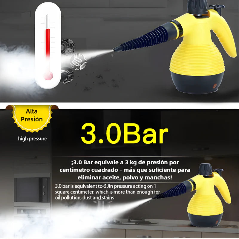 Limpiador a Vapor Eléctrico | Limpieza Profunda sin Químicos