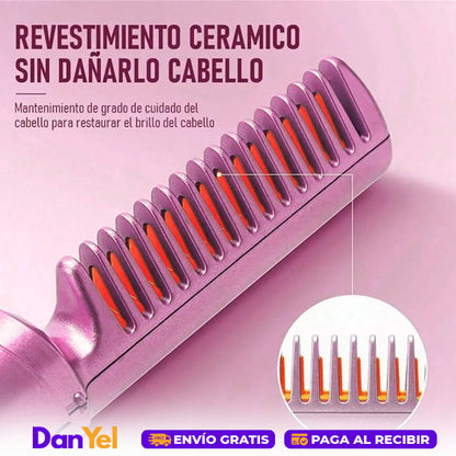 MINI PLANCHA DE PELO RECARGABLE INALÁMBRICA