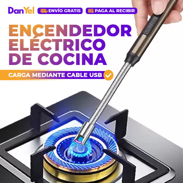 ENCENDEDOR ELÉCTRICO DE COCINA RECARGABLE USB