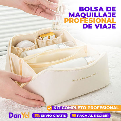 BOLSA DE MAQUILLAJE DE VIAJE PROFESIONAL