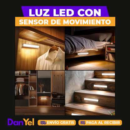 LUZ LED CON SENSOR DE MOVIMIENTO