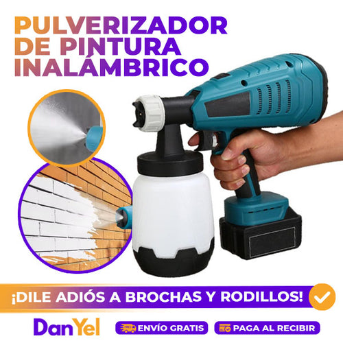 PULVERIZADOR DE PINTURA INALÁMBRICO DE ALTA PRESIÓN