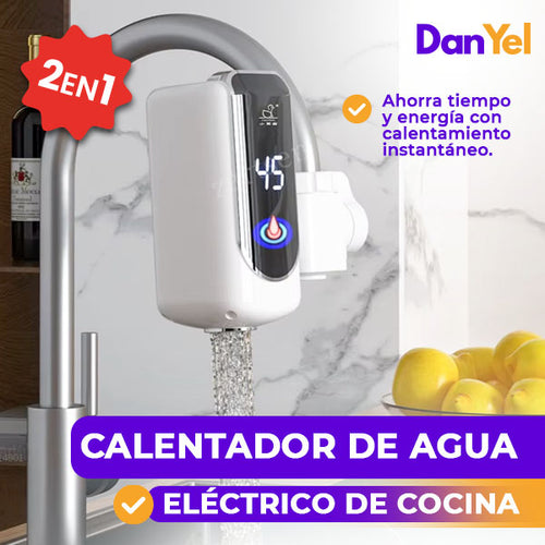 CALENTADOR DE AGUA ELECTRICO DE COCINA 2 EN 1 PURIFICADOR