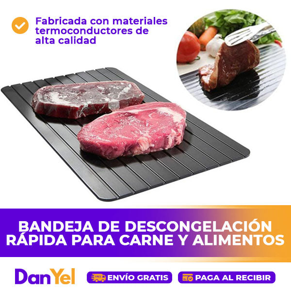 BANDEJA DE DESCONGELACIÓN RÁPIDA PARA CARNE Y ALIMENTOS