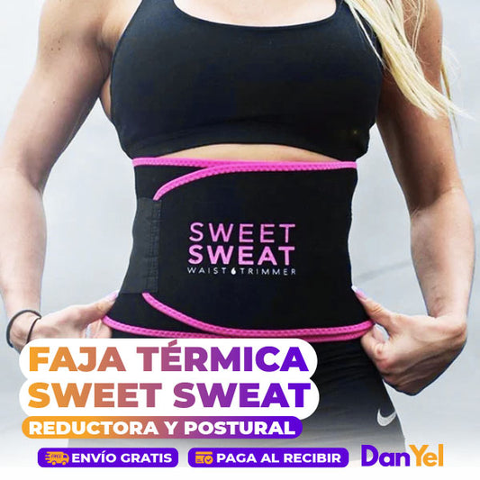 SWEET SWEAT | FAJA TÉRMICA REDUCTORA Y POSTURAL ✨ÚLTIMO DÍA 49% OFF🔥