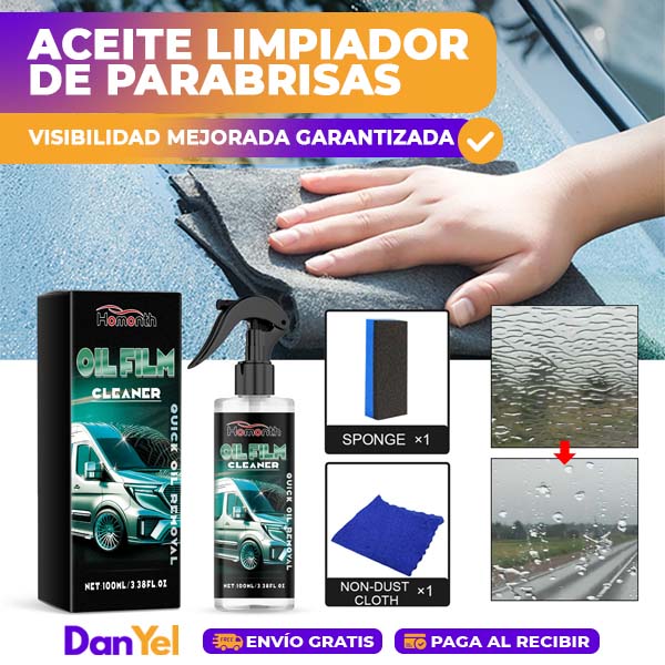 ACEITE LIMPIADOR DE PARABRISAS PARA AUTOS