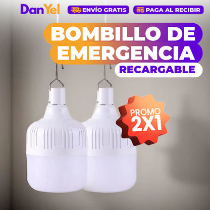 BOMBILLO DE EMERGENCIA RECARGABLE 🔥 SUPER PROMO 2X1 🔥