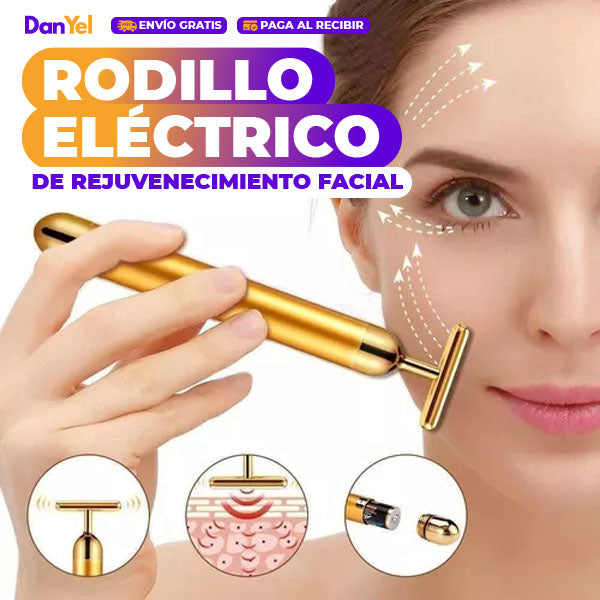 RODILLO ELÉCTRICO DE REJUVENECIMIENTO FACIAL ✨ÚLTIMO DÍA 49% OFF🔥