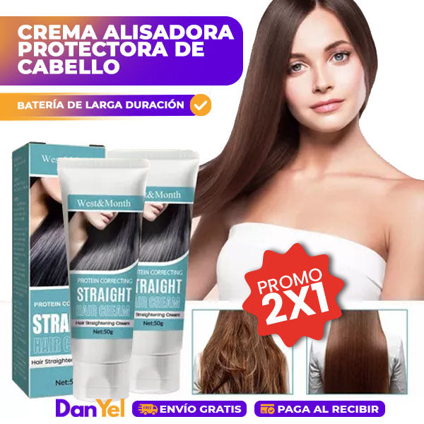 CREMA ALISADORA PROTECTORA DE CABELLO 2X1