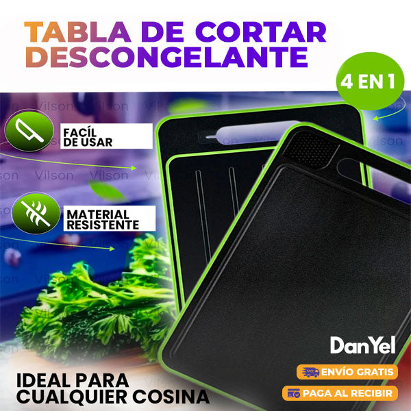 TABLA DE CORTAR DESCONGELANTE 4 EN 1