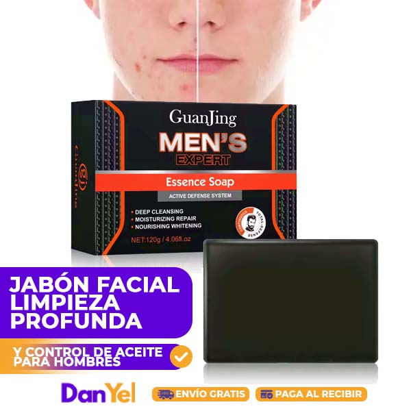 JABÓN FACIAL LIMPIEZA PROFUNDA Y CONTROL DE ACEITE PARA HOMBRES