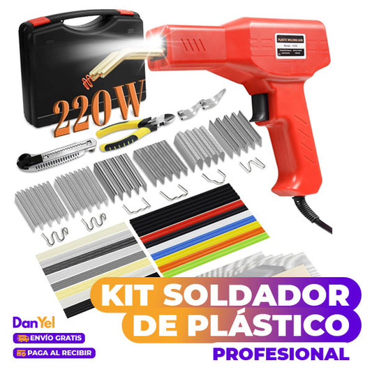 KIT SOLDADOR DE PLÁSTICO PROFESIONAL 220W ✨ÚLTIMO DÍA 49% OFF🔥