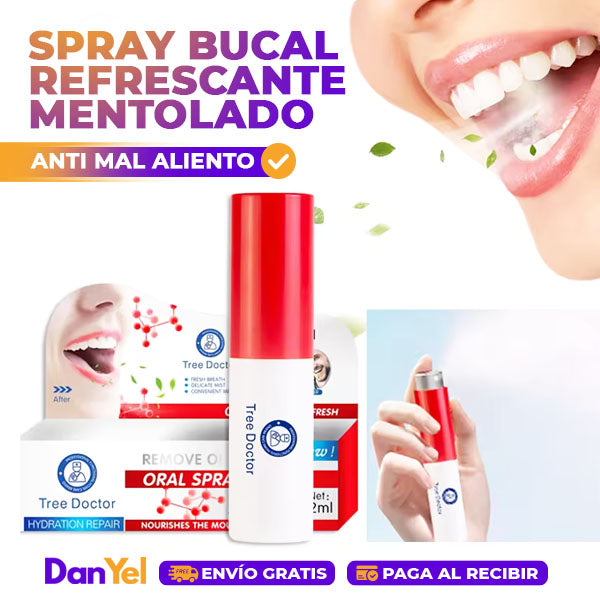 SPRAY BUCAL REFRESCANTE MENTOLADO ANTI-MAL ALIENTO 12ML