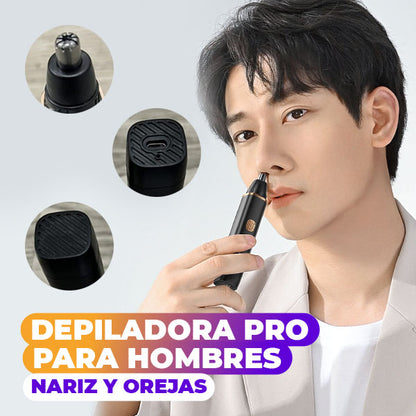 DEPILADORA PRO PARA HOMBRES:  SOLUCIÓN PARA NARIZ Y OREJAS ✨ÚLTIMO DÍA 49% OFF🔥