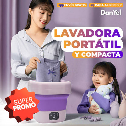 ✨ÚLTIMO DÍA 49% OFF🔥 LAVADORA PORTÁTIL Y COMPACTA