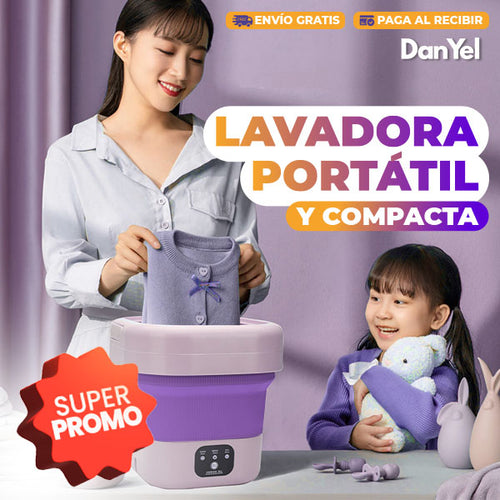 ✨ÚLTIMO DÍA 49% OFF🔥 LAVADORA PORTÁTIL Y COMPACTA