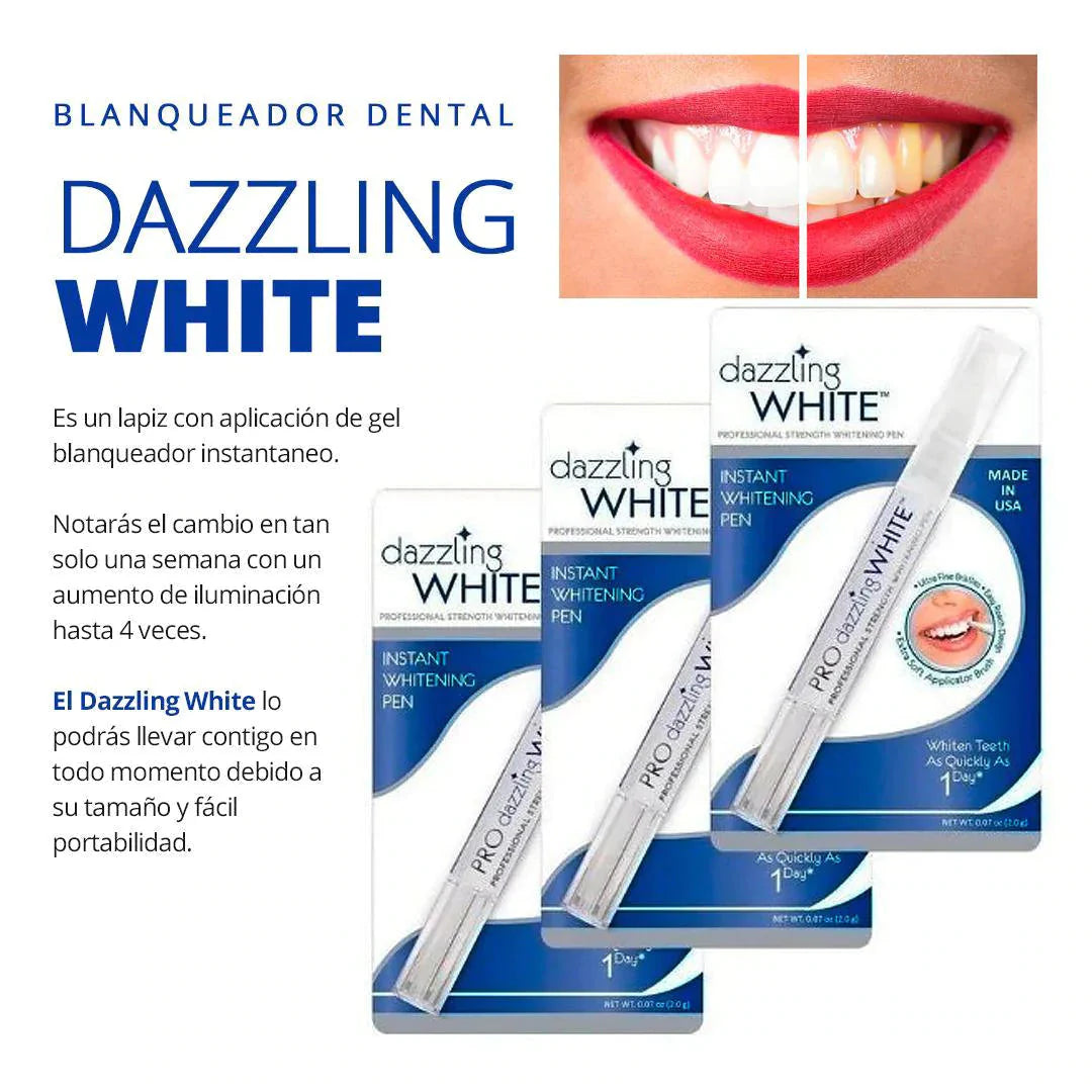 Sonrisa Radiante con Dazzling White Azul