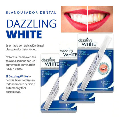 Sonrisa Radiante con Dazzling White Azul