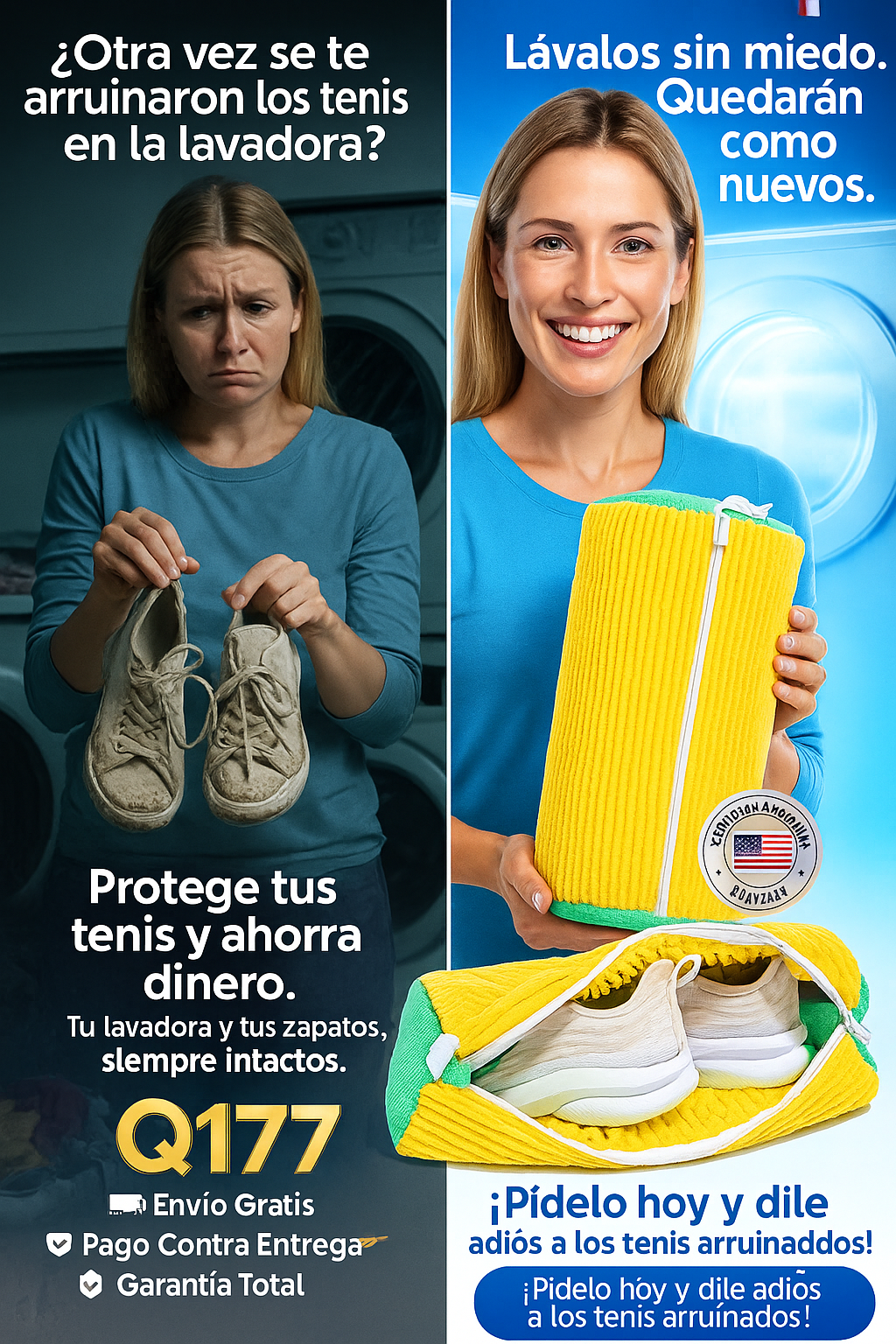 Bolsa de lavado de zapatos