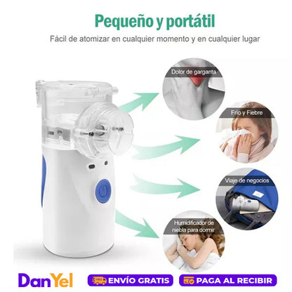 NEBULIZADOR ULTRASÓNICO PORTÁTIL SILENCIOSO ADULTOS/NIÑOS