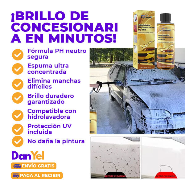 CERA PREMIUM BRILLO PROFESIONAL PARA TU AUTO ✨ÚLTIMO DÍA 49% OFF🔥