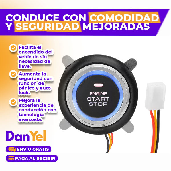 SISTEMA DE BOTON DE ARRANQUE UNIVERSAL PARA AUTO