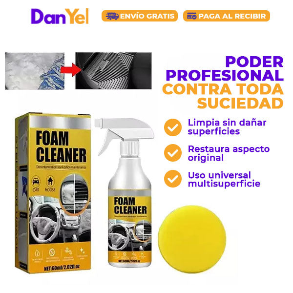 LIMPIADOR DE ESPUMA PROFESIONAL MULTIUSOS – FOAM CLEANER