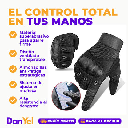 GUANTES TACTICOS ANTIDESLIZANTES