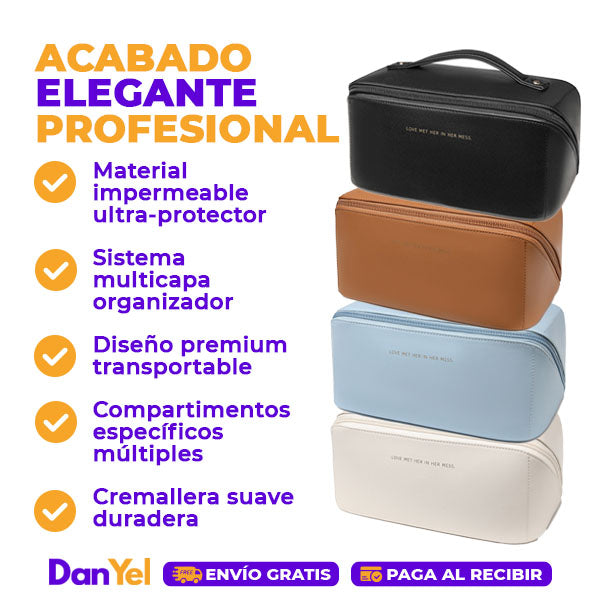 BOLSA DE MAQUILLAJE DE VIAJE PROFESIONAL