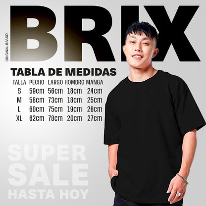 CAMISETAS OVERSIZED - BRIX | PACK 3