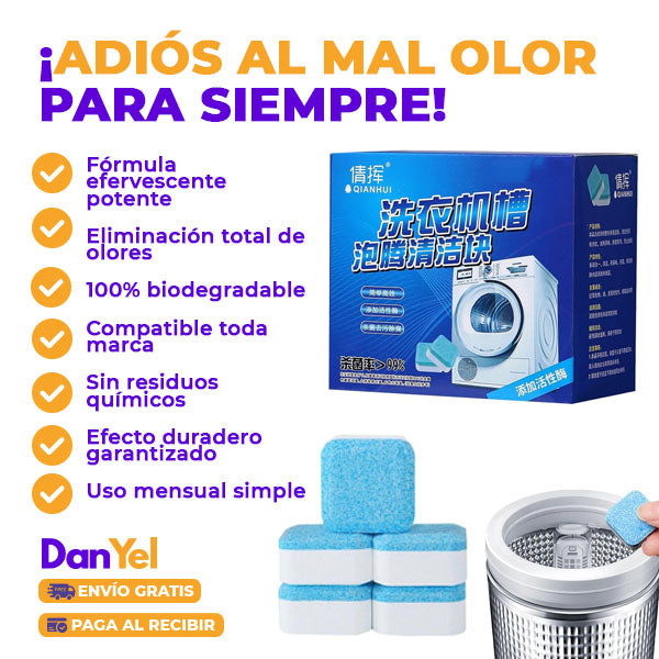 🔥 SUPER PROMO 2X1 🔥 TABLETAS LIMPIADORAS PARA LAVADORA