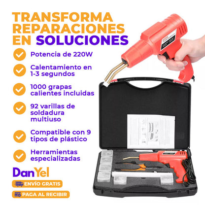 KIT SOLDADOR DE PLÁSTICO PROFESIONAL 220W ✨ÚLTIMO DÍA 49% OFF🔥