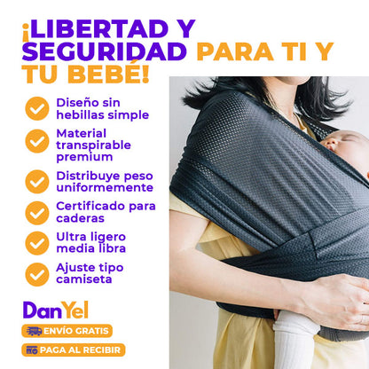 PORTABEBÉS ERGONÓMICO: MANOS LIBRES Y COMODIDAD PARA TI Y TU BEBÉ ✨ÚLTIMO DÍA 49% OFF🔥