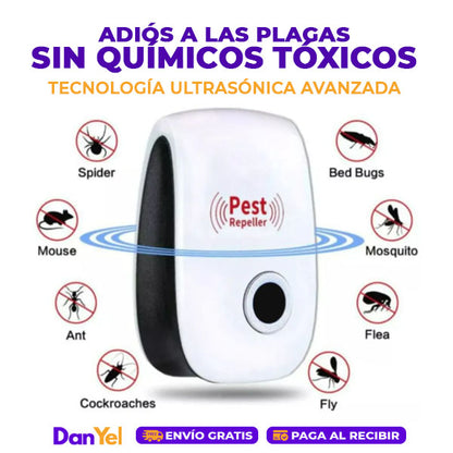 🔥 SUPER PROMO 2X1 🔥 REPELENTE ELECTRÓNICO ULTRASÓNICO PLAGAS E INSECTOS 2X1