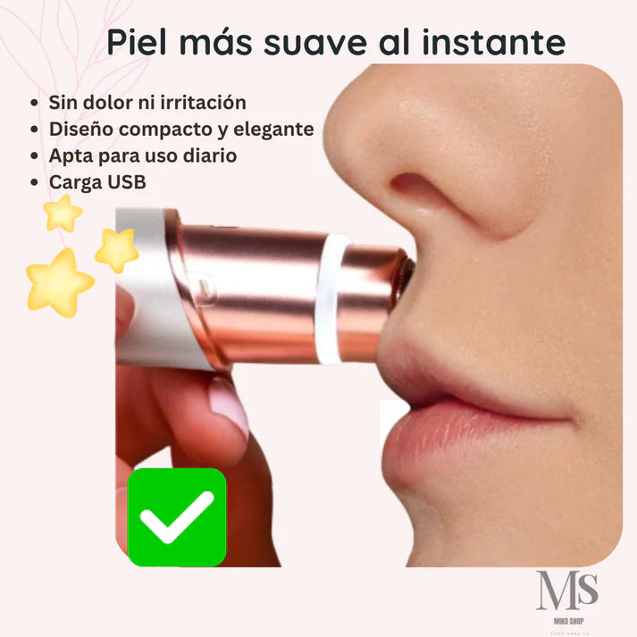 Depiladora Facial | Remueve vello sin dolor