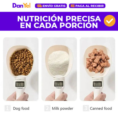 CUCHARA MEDIDORA DE ALIMENTOS PARA MASCOTAS