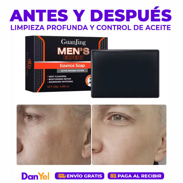 JABÓN FACIAL LIMPIEZA PROFUNDA Y CONTROL DE ACEITE PARA HOMBRES