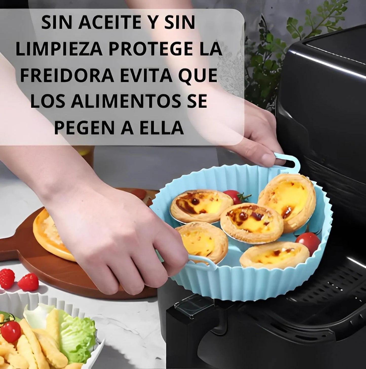 SET DE MOLDE DE SILICONA AIRFRYER X6