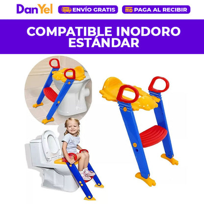 ENTRENADOR DE BAÑO CON ESCALERA: SEGURO Y CÓMODO ✨ÚLTIMO DÍA 49% OFF🔥