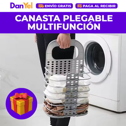 ORGANIZADOR AJUSTABLE PARA DUCHA+ 🎁 CESTA DE ROPA SUCIA PLEGABLE GRATIS 🔥SUPER PROMO 45% OFF🔥