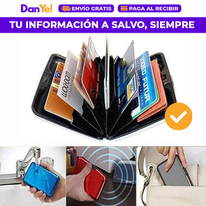 BILLETERA TARJETERO DE ALUMINIO