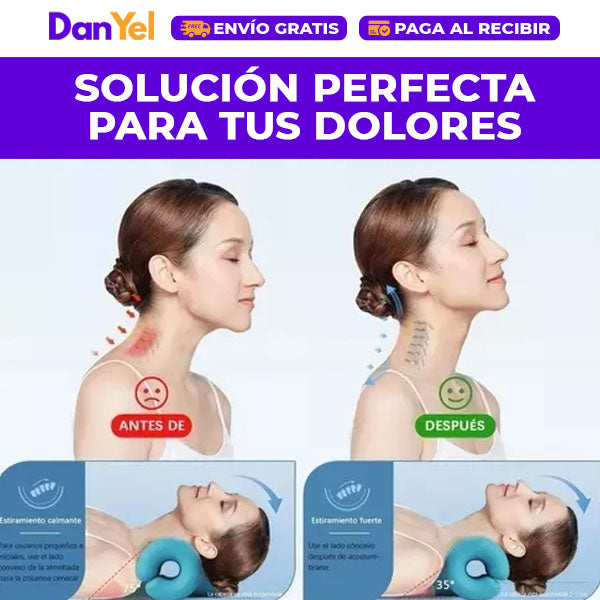 ALMOHADA CERVICAL TERAPÉUTICA | ALIVIO DEL DOLOR EN CUELLO Y HOMBROS