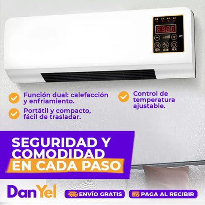 AIRE ACONDICIONADO SMART FRÍO CALOR 2 EN 1 PORTÁTIL