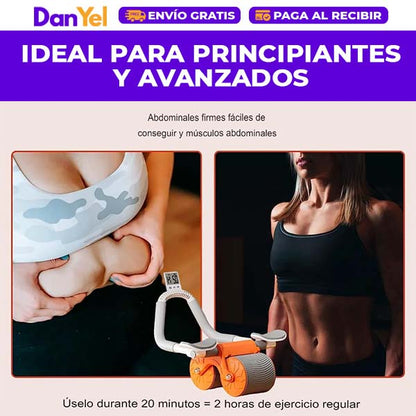 RUEDA ABDOMINAL DE REBOTE AUTOMÁTICO | EQUIPO DE ENTRENAMIENTO