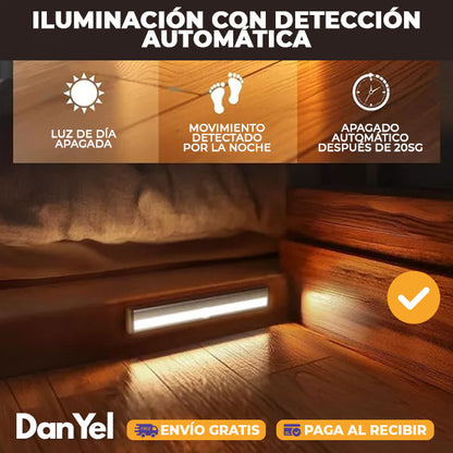 LUZ LED CON SENSOR DE MOVIMIENTO