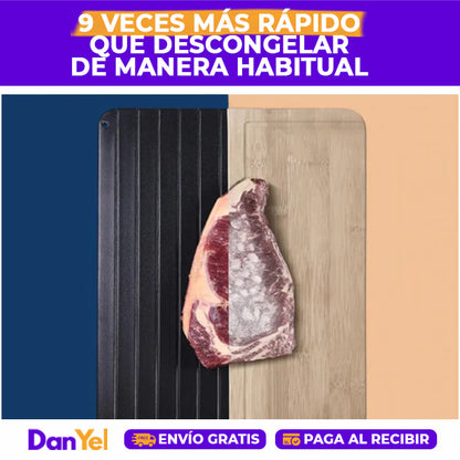 BANDEJA DE DESCONGELACIÓN RÁPIDA PARA CARNE Y ALIMENTOS