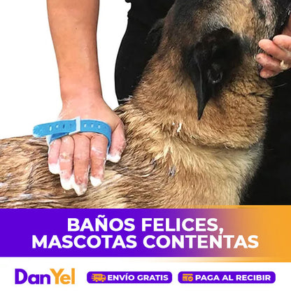 MANGUERA CEPILLO PARA BAÑAR MASCOTAS