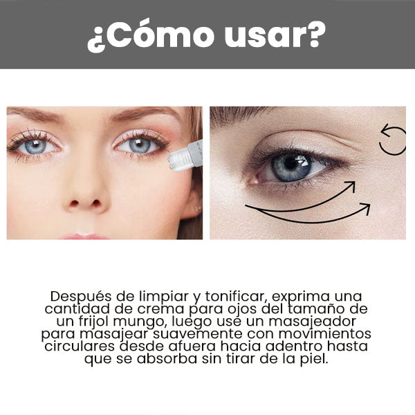 CREMA ANTIOJERAS CON COLÁGENO Y ÁCIDO HIALURÓNICO