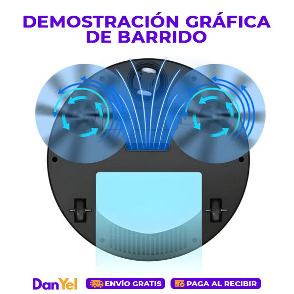 Robot limpiador inteligente (Aspirador y Trapeador) Pack de 2 L