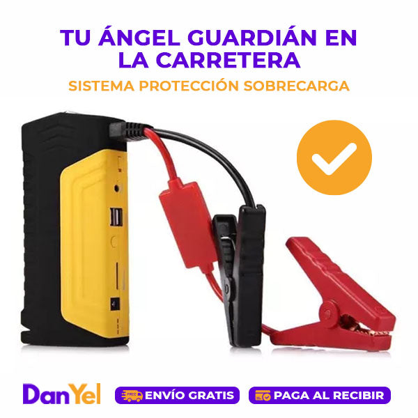 INICIADOR DE BATERIA PORTATIL PARA CARROS EN ESTUCHE